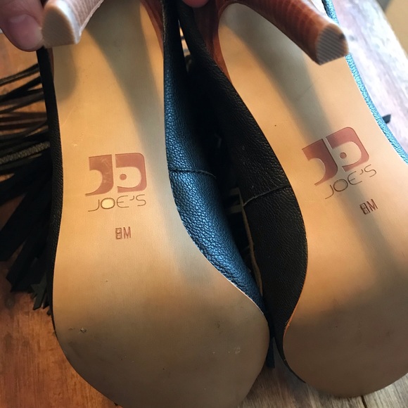 Leather ❤️🔥Fringe❤️🔥 Booty Heels - Picture 3 of 7